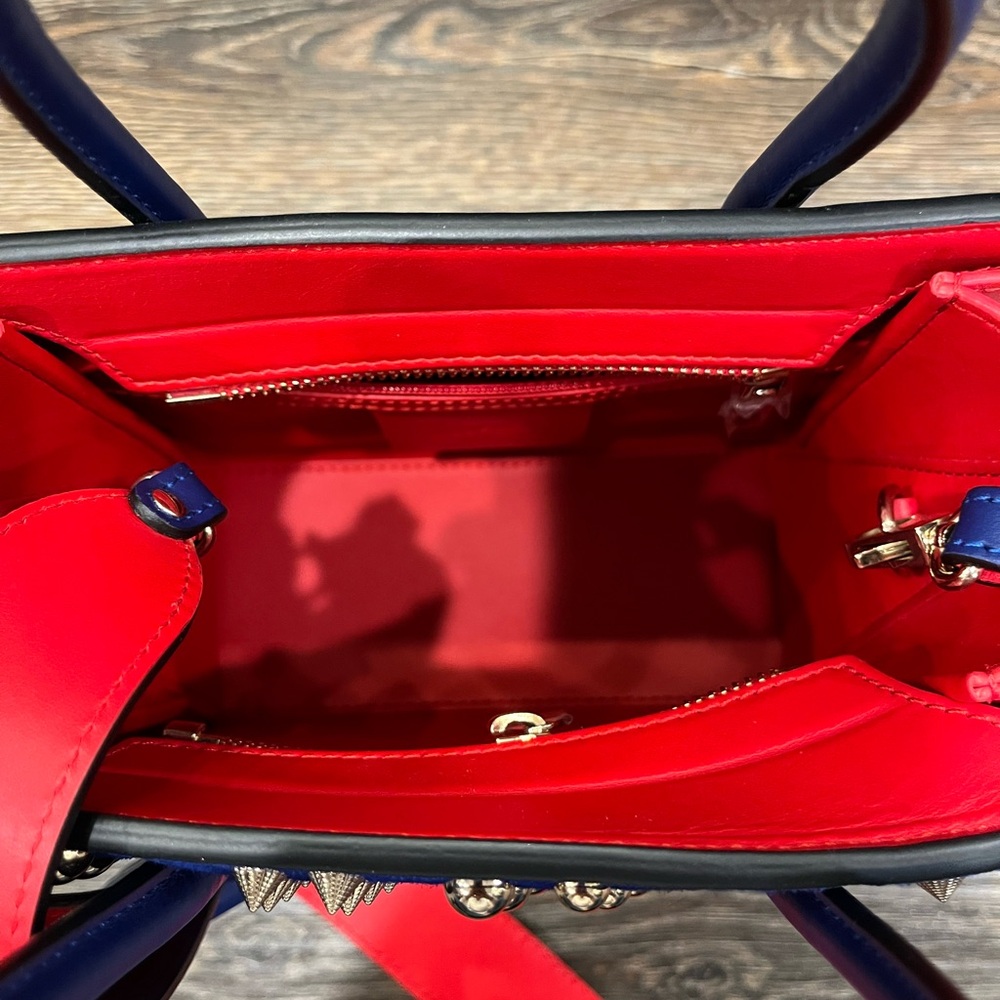 CHRISTIAN LOUBOUTIN
Paloma Mini Velour and Leather Tote Bag NEW.  Authentic - Picture 5 of 9